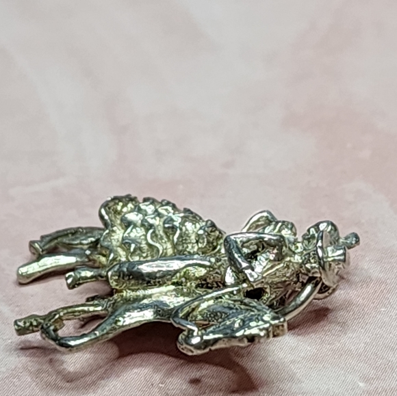 Vintage Sterling Andalusian Dancing Horse Charm - Picture 6 of 6